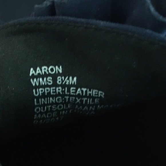 Kenneth Cole Slip On Loafer Sneaker Aaron Blue Suede Leather Platform 8.5 - Picture 11 of 12